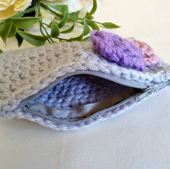 Amigurumi cosmetic bag crochet coin bag coin purse - Picture 5 of 5